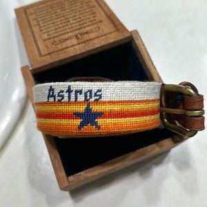 Astros Needle Point Belt - size 40